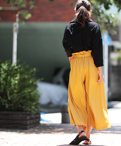 Denime（ドゥニーム）の「スキッパーとろみブラウス（シャツ/ブラウス・レディース・グレー/ホワイト/ブラック・FREE）」の15枚目の写真