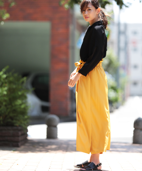 Denime（ドゥニーム）の「スキッパーとろみブラウス（シャツ/ブラウス・レディース・グレー/ホワイト/ブラック・FREE）」の16枚目の写真