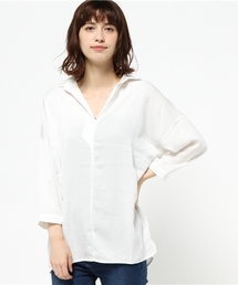 Denime | スキッパーとろみブラウス(シャツ/ブラウス)