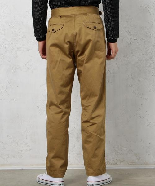 green label relaxing（グリーンレーベルリラクシング）の「STD GLR BELTED チノパンツ◆（チノパンツ・メンズ・ベージュ・LARGE/MEDIUM/SMALL）」の2枚目の写真