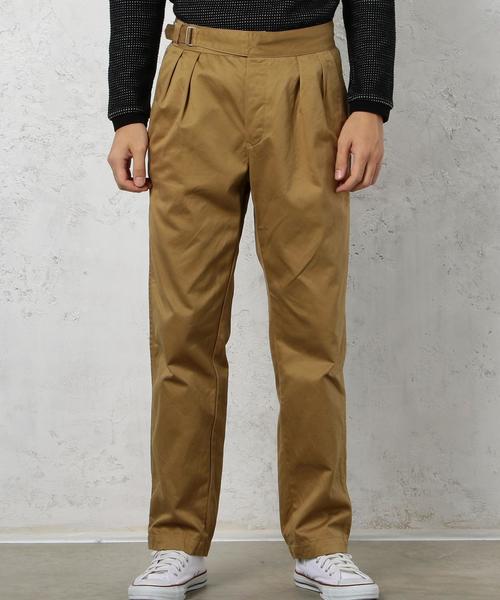 green label relaxing（グリーンレーベルリラクシング）の「STD GLR BELTED チノパンツ◆（チノパンツ・メンズ・ベージュ・LARGE/MEDIUM/SMALL）」の3枚目の写真