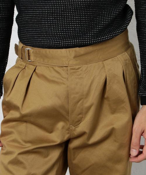 green label relaxing（グリーンレーベルリラクシング）の「STD GLR BELTED チノパンツ◆（チノパンツ・メンズ・ベージュ・LARGE/MEDIUM/SMALL）」の7枚目の写真