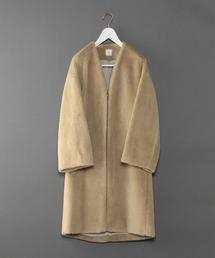 BEAUTY&YOUTH UNITED ARROWS | ＜6(ROKU)＞V-NECK FAKE FUR COAT/ﾛﾝｸﾞｺｰﾄ(その他アウター)