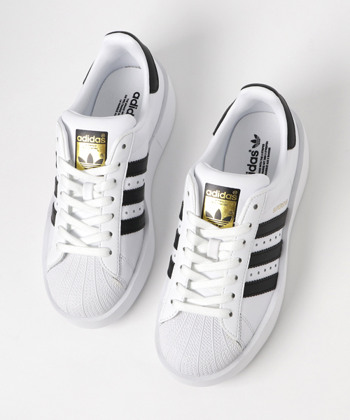 adidas（アディダス）の「オリジナルス スーパースター［SUPERSTAR BD W］（スニーカー・レディース・ホワイト×ブラック/ブラック×ホワイト・25.5cm/23.0cm/22.0cm/22.5cm/23.5cm/24.0cm/24.5cm/25.0cm）」の3枚目の写真