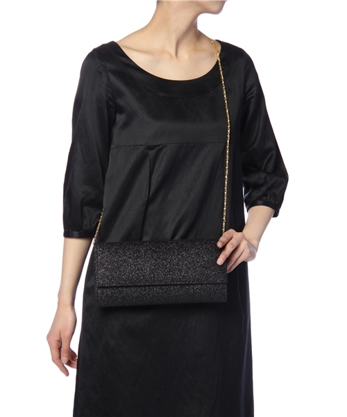 ROSE BUD（ローズバッド）の「(LL ACCESSORIES)RAME CLUTCH BAG[結婚式＆パーティー]（クラッチバッグ・レディース・ブラック/ゴールド/ダークブラウン/ホワイト/シルバー/ゴールド系その他・ONE SIZE）」の11枚目の写真