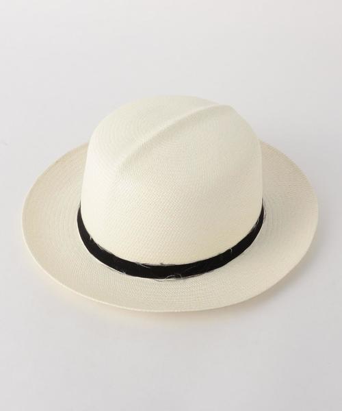 KIJIMA TAKAYUKI（キジマ　タカユキ）の「＜KIJIMA TAKAYUKI(キジマ タカユキ)＞ PANAMA HAT 3 ◆（ハット・メンズ・オフホワイト・2/3）」の3枚目の写真