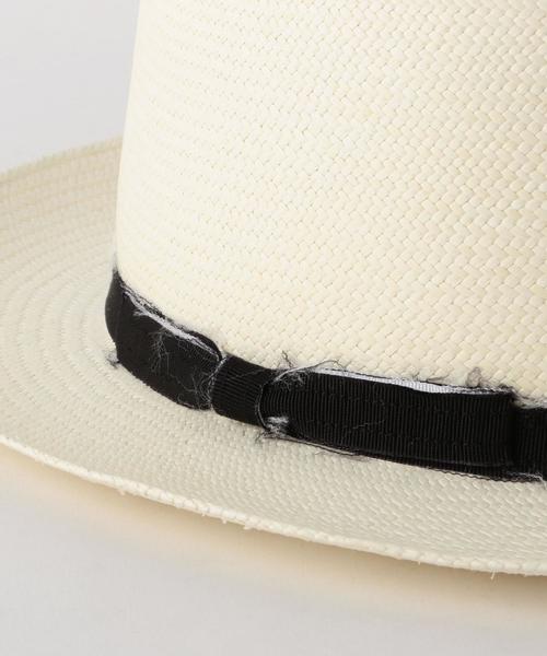 KIJIMA TAKAYUKI（キジマ　タカユキ）の「＜KIJIMA TAKAYUKI(キジマ タカユキ)＞ PANAMA HAT 3 ◆（ハット・メンズ・オフホワイト・2/3）」の4枚目の写真