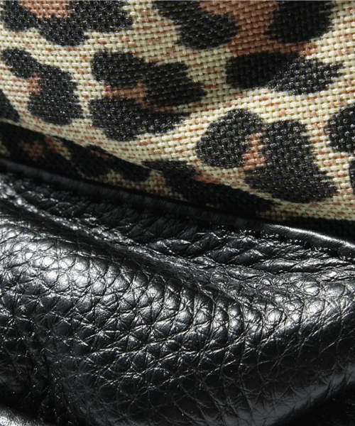 MEMENTO レオパード スタッズ ボディバッグ ☆ メメント MEMENTISM レオパード ファー（ボディバッグ・ウエストポーチ｜男女