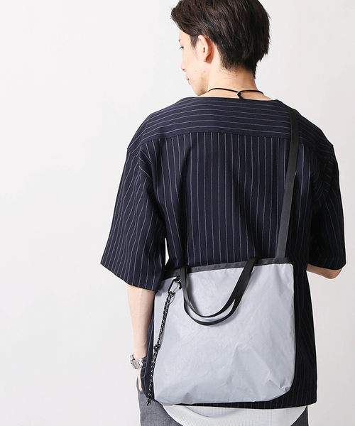 WEGO(ウィゴー)の「WEGO/イージーサコッシュ(ショルダーバッグ・メンズ・ブラック系その他/ブラック/ライトグレー・FREE)」の3枚目の写真