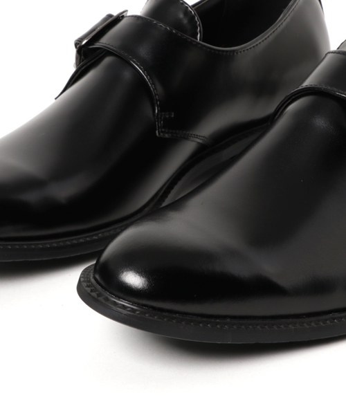 GUIONNET（ギオネ）の「GUIONNET SINGLE MONK STRAP ギオネ シングル モンクストラップ ビジネス 革靴（ドレスシューズ・メンズ・ブラック/モカ・26.5cm/26.0cm/25.5cm/27.5cm/27.0cm/28.0cm/24.5cm/29.0cm/24.0cm/30.0cm/25.0cm）」の13枚目の写真