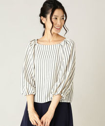 NATURAL BEAUTY BASIC | ＜ウォッシャブル＞オフショルダーボリュームスリーブブラウス(シャツ/ブラウス)