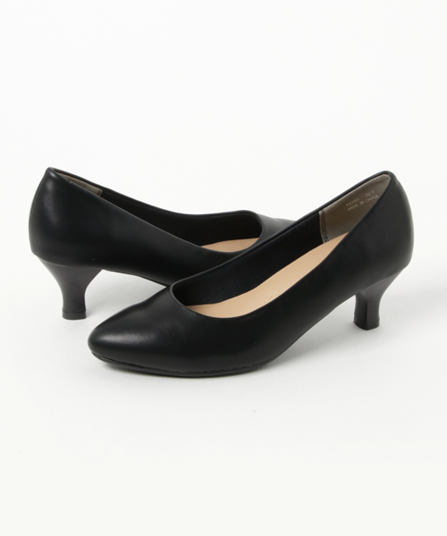 GeeRA（ジーラ）の「【匠シリーズ】優しい履き心地のプレーンパンプス（パンプス・レディース・レッド系その他/ブルー系その他/ブラック系その他/ブラック/ベージュ系その他/ネイビー/シルバー/ベージュ・24.0cm/24.5cm/23.5cm/22.5cm/23.0cm/23.5㎝/25cm/24cm/24.5㎝/23cm/22.5㎝）」の2枚目の写真