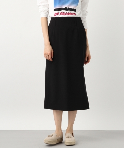 LEPSIM（レプシィム）の「TRバックスリットナロースカート　784435（スカート・レディース・グリーン/レッド/ブラック/モカ・MEDIUM/LARGE）」の2枚目の写真