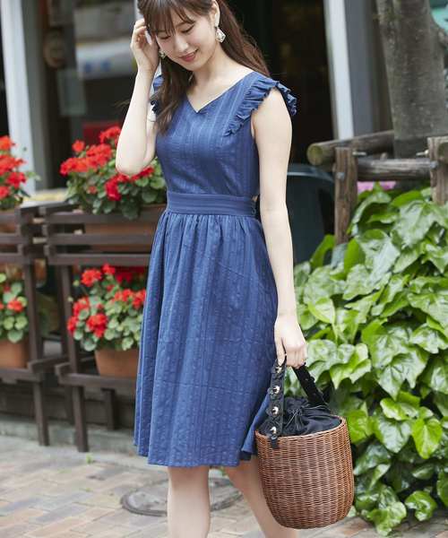 tocco closet（トッコ　クローゼット）の「 お花×スタッズかごバック（かごバッグ・レディース・ブラック/ホワイト・FREE）」の17枚目の写真