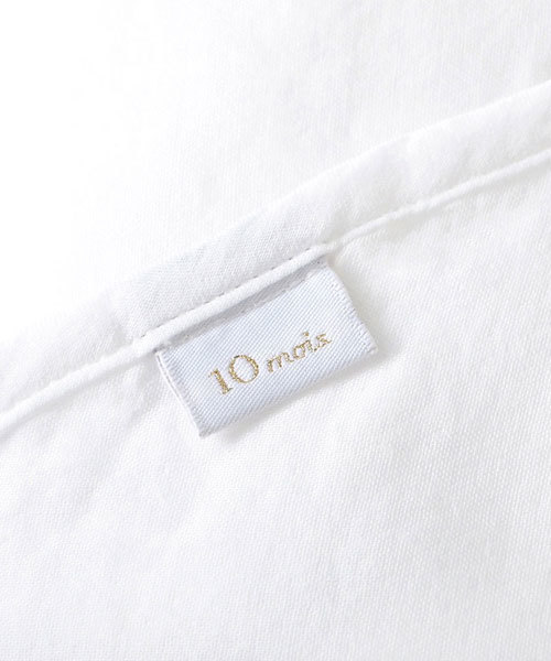 10mois（ディモワ）の「【10mois(ディモワ) 】たまごマットおくるみCLOUD（おくるみ・キッズ・ホワイト×シルバー・ONE SIZE）」の4枚目の写真