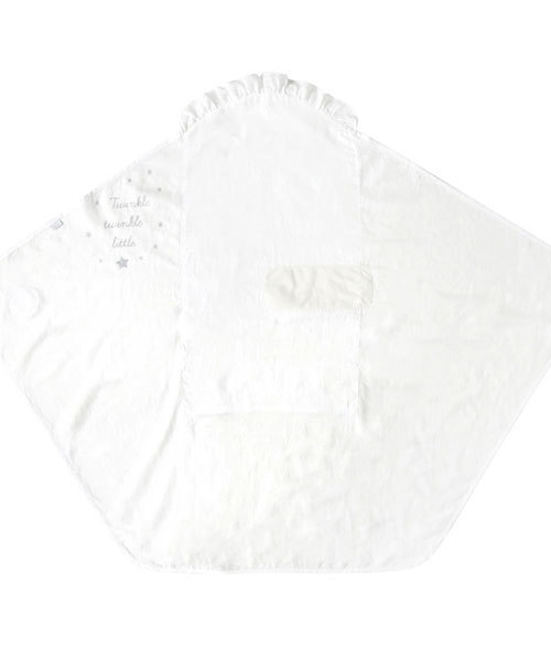10mois（ディモワ）の「【10mois(ディモワ) 】たまごマットおくるみCLOUD（おくるみ・キッズ・ホワイト×シルバー・ONE SIZE）」の6枚目の写真