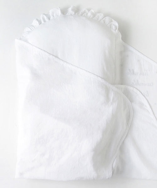 10mois（ディモワ）の「【10mois(ディモワ) 】たまごマットおくるみCLOUD（おくるみ・キッズ・ホワイト×シルバー・ONE SIZE）」の8枚目の写真