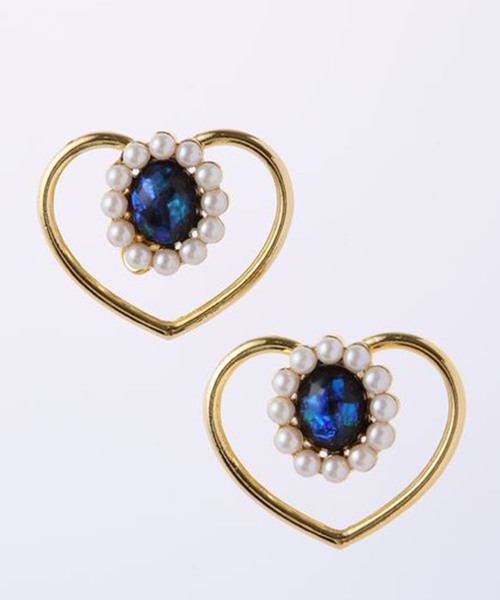 Honey Salon By Foppish ハニーサロン の オーロラハートピアス ピアス 両耳用 Wear