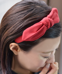 カチューシャ　赤 Amazon.co.jp: ファブリックカチューシャ、ヘアバンドゥ