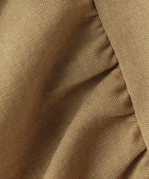 Tiara（ティアラ）の「麻調袖フリルブラウス（シャツ/ブラウス・レディース・ネイビー/ベージュ/グリーン/アイボリー/キャメル・FREE）」の11枚目の写真