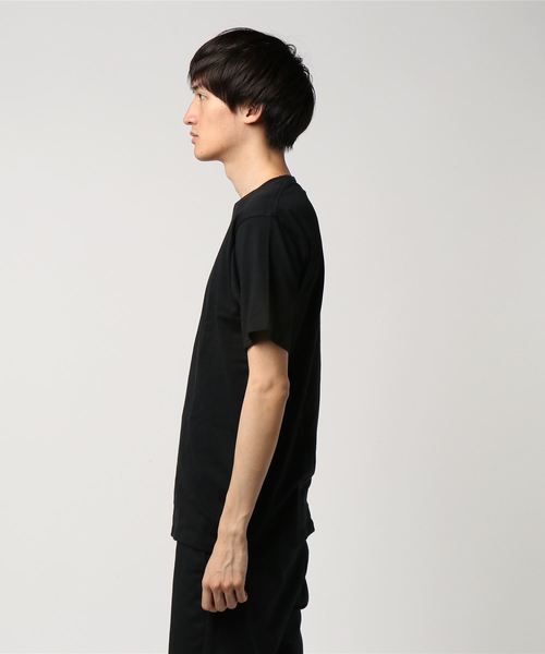 CLANE（クラネ）の「クラネペタルパックTシャツ（Tシャツ/カットソー・メンズ・ホワイト/ブラック・1/2）」の4枚目の写真