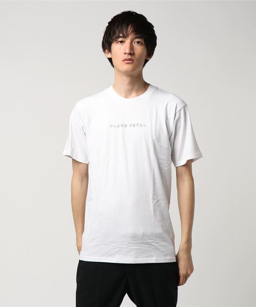 CLANE（クラネ）の「クラネペタルパックTシャツ（Tシャツ/カットソー・メンズ・ホワイト/ブラック・1/2）」の6枚目の写真