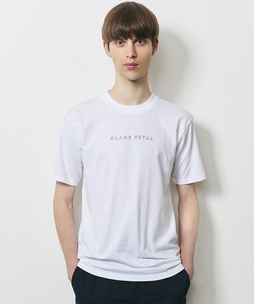 CLANE（クラネ）の「クラネペタルパックTシャツ（Tシャツ/カットソー・メンズ・ホワイト/ブラック・1/2）」の10枚目の写真