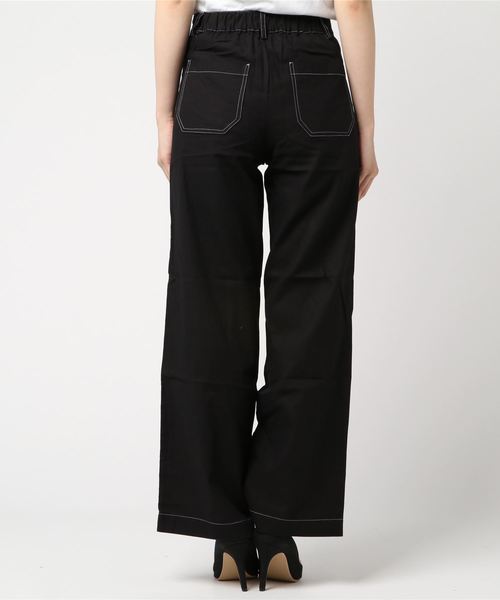 KOBE LETTUCE（コウベレタス）の「ベイカーポケットストレートワイドパンツ＊レディース/ボトムス[M2242]神戸レタス（その他パンツ・レディース・ベージュ/カーキ/ブラック・FREE）」の5枚目の写真