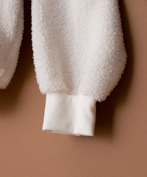 OLIVE des OLIVE（オリーブデオリーブ）の「ボア パーカー（パーカー・レディース・オフホワイト/キャメル/グレイッシュベージュ・FREE）」の9枚目の写真