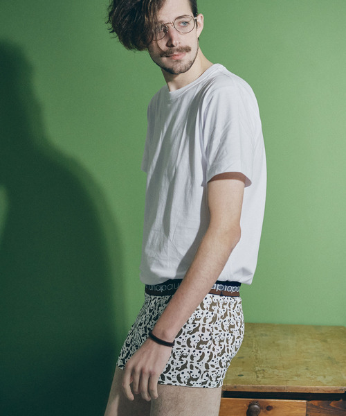 anapau(アナパウ)の「<anapau/アナパウ> ボクサーパンツ(ボクサーパンツ・メンズ・ホワイト/カーキ/グレー/マルチ/グレー系その他/オリーブ/グリーン/ネイビー/チャコールグレー/ピンク/ホワイト系その他/グレー系その他2/マスタード/ターコイズブルー/レッド/オレンジ・M/L)」の2枚目の写真