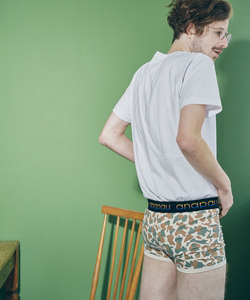 anapau(アナパウ)の「<anapau/アナパウ> ボクサーパンツ(ボクサーパンツ・メンズ・ホワイト/カーキ/グレー/マルチ/グレー系その他/オリーブ/グリーン/ネイビー/チャコールグレー/ピンク/ホワイト系その他/グレー系その他2/マスタード/ターコイズブルー/レッド/オレンジ・M/L)」の8枚目の写真