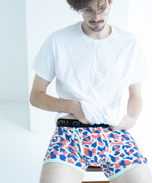 anapau(アナパウ)の「<anapau/アナパウ> ボクサーパンツ(ボクサーパンツ・メンズ・ホワイト/カーキ/グレー/マルチ/グレー系その他/オリーブ/グリーン/ネイビー/チャコールグレー/ピンク/ホワイト系その他/グレー系その他2/マスタード/ターコイズブルー/レッド/オレンジ・M/L)」の16枚目の写真