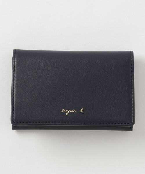 agnes b.(アニエスベー)の「AW11C-08 カードケース(カードケース)」|ネイビー