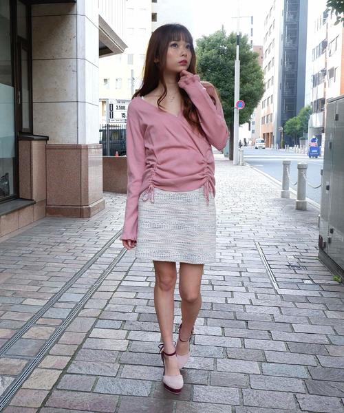 MIIA(ミーア)の「ツィード風台形スカート(スカート・レディース・ホワイト系その他/ブラック系その他/グレー系その他・S/M)」の15枚目の写真