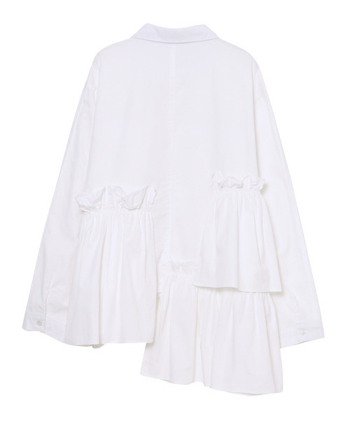 Candy Stripper（キャンディストリッパー）の「RANDOM FRILL シャツ（シャツ/ブラウス・レディース・ホワイト/ブラック/インディゴブルー・2）」の11枚目の写真