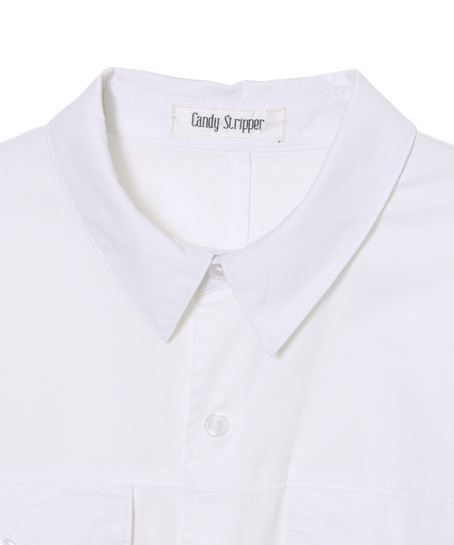 Candy Stripper（キャンディストリッパー）の「RANDOM FRILL シャツ（シャツ/ブラウス・レディース・ホワイト/ブラック/インディゴブルー・2）」の5枚目の写真