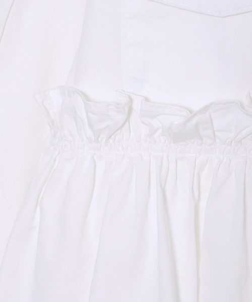 Candy Stripper（キャンディストリッパー）の「RANDOM FRILL シャツ（シャツ/ブラウス・レディース・ホワイト/ブラック/インディゴブルー・2）」の6枚目の写真