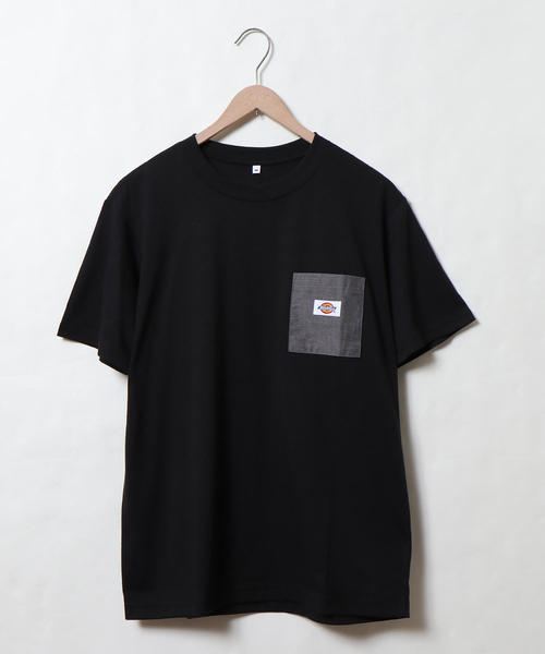 Dickies（ディッキーズ）の「【女性にも人気】Dickies(ディッキーズ)別注ポケットTシャツ19SS(一部WEB限定カラー)（Tシャツ/カットソー・メンズ・ケリー/ネイビー/パープル/その他1/ホワイト/その他4/その他7/ブラック/オリーブ/その他6/その他2/その他3/その他5/レッド/ダークグレー/ベージュ・X-LARGE/SMALL/LARGE/MEDIUM）」の18枚目の写真