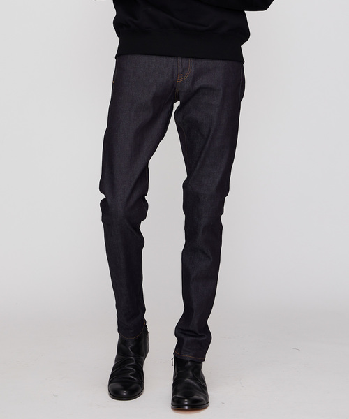 JOHN LAWRENCE SULLIVAN（ジョンローレンスサリバン）の「【JOHN LAWRENCE SULLIVAN】テーパードデニムパンツ（デニムパンツ・メンズ・ブラック/ブルー・44/42）」の8枚目の写真