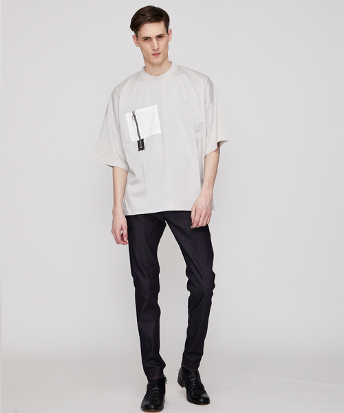 JOHN LAWRENCE SULLIVAN（ジョンローレンスサリバン）の「【JOHN LAWRENCE SULLIVAN】テーパードデニムパンツ（デニムパンツ・メンズ・ブラック/ブルー・44/42）」の15枚目の写真