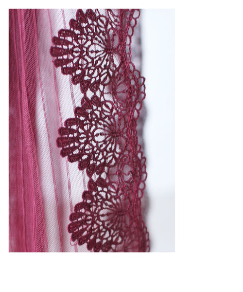 cawaii（カワイイ）の「動く度揺らめく美レース。アコーディオンプリーツワンピース（ワンピース・レディース・レッド・FREE）」の20枚目の写真