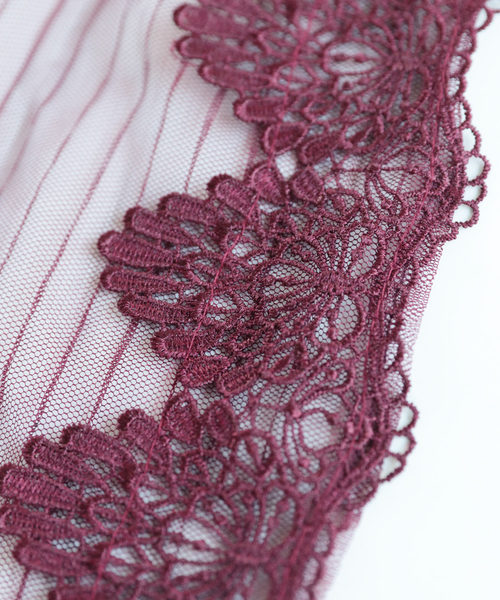 cawaii（カワイイ）の「動く度揺らめく美レース。アコーディオンプリーツワンピース（ワンピース・レディース・レッド・FREE）」の13枚目の写真