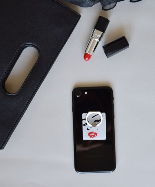 HAPPY FACE（ハッピーフェイス）の「〈HAPPY FACE/ハッピーフェイス〉Smartphone Ring/AH風・MM風・サングラスLADY スマホリング（スマホグッズ・レディース・その他1/その他2/その他3/その他4/その他5/その他6・ONE SIZE）」の5枚目の写真