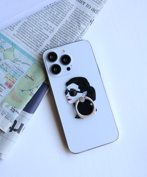 HAPPY FACE（ハッピーフェイス）の「〈HAPPY FACE/ハッピーフェイス〉Smartphone Ring/AH風・MM風・サングラスLADY スマホリング（スマホグッズ・レディース・その他1/その他2/その他3/その他4/その他5/その他6・ONE SIZE）」の13枚目の写真