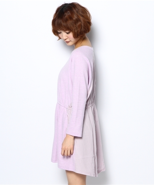 Kastane（カスタネ）の「起毛カットワンピース（ワンピース・レディース・アイボリー/グレー/ラベンダー/ミント・FREE）」の9枚目の写真