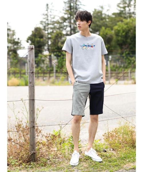 CRAFT STANDARD BOUTIQUE（クラフトスタンダードブティック）の「タックショートパンツ1 ☆●（その他パンツ・メンズ・グリーン/ベージュ/ネイビー/ブラック/ブルー/ブルー系その他5/ベージュ系その他4/その他5/マルチ・M/L/LL/S）」の19枚目の写真