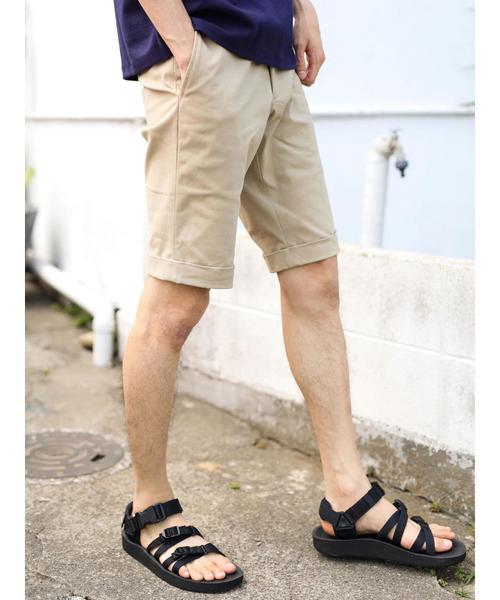 CRAFT STANDARD BOUTIQUE（クラフトスタンダードブティック）の「タックショートパンツ1 ☆●（その他パンツ・メンズ・グリーン/ベージュ/ネイビー/ブラック/ブルー/ブルー系その他5/ベージュ系その他4/その他5/マルチ・M/L/LL/S）」の3枚目の写真