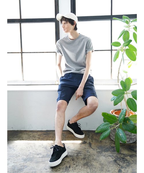 CRAFT STANDARD BOUTIQUE（クラフトスタンダードブティック）の「タックショートパンツ1 ☆●（その他パンツ・メンズ・グリーン/ベージュ/ネイビー/ブラック/ブルー/ブルー系その他5/ベージュ系その他4/その他5/マルチ・M/L/LL/S）」の13枚目の写真