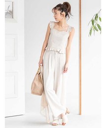 fifth | 【インスタグラマーコラボ】ナチュラルリネンビスチェセットアップ(セットアップ)