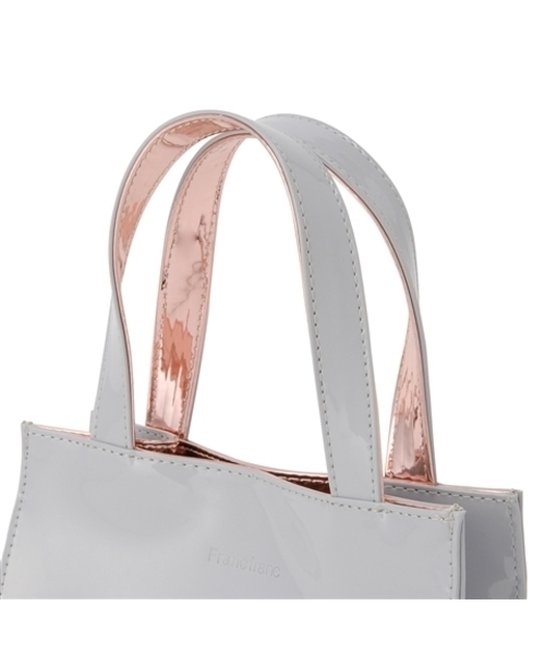 Francfranc（フランフラン）の「エナメルバッグ グレー（ショルダーバッグ・レディース・グレー・FREE）」の3枚目の写真